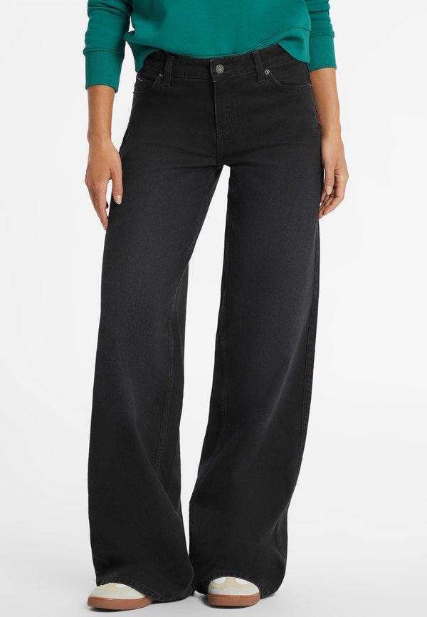 WIDE - Wide Leg - schwarz