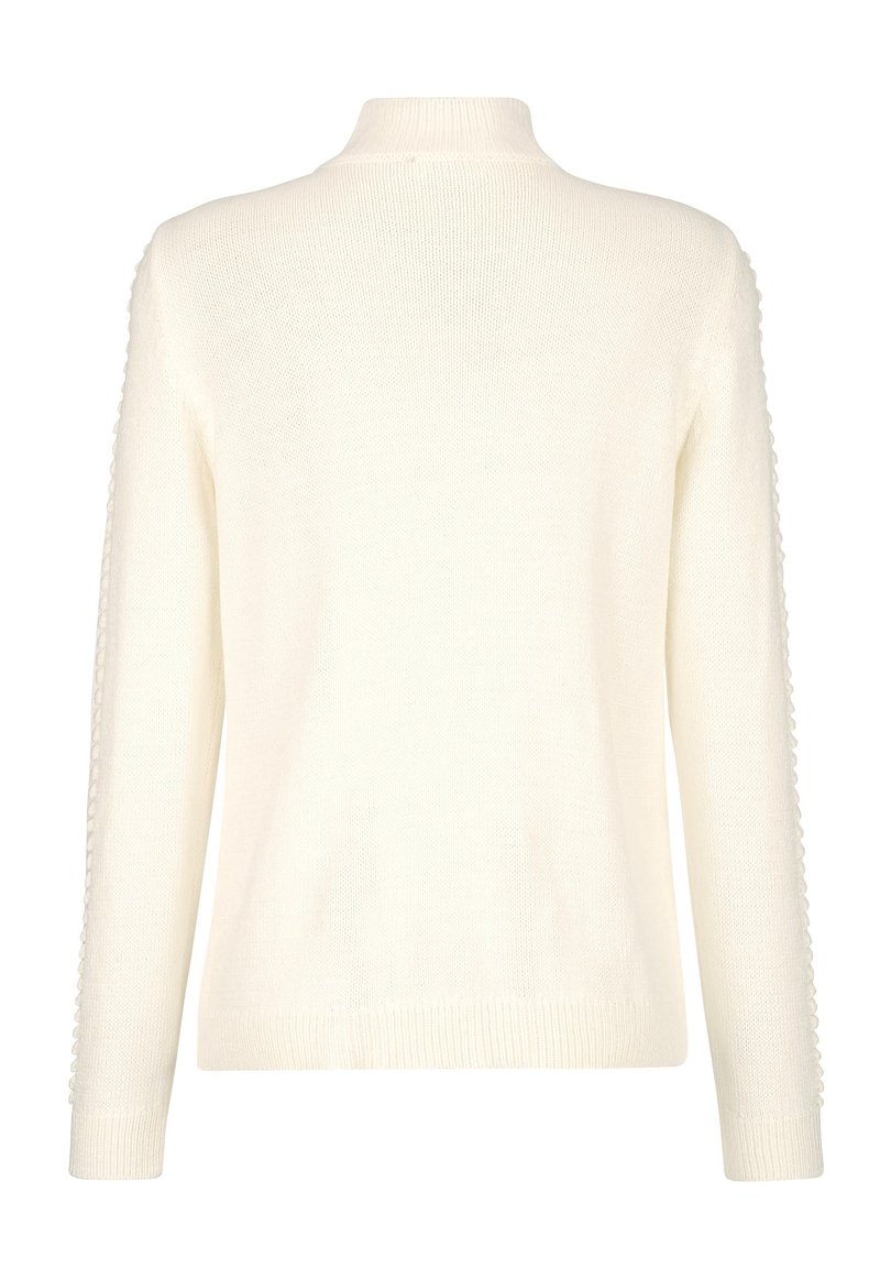 Damen Strickjacken | MONA Strickpullover ecru/beige - EC07573 Damen Strickjacken | MONA Strickpullover ecru/beige - EC07573