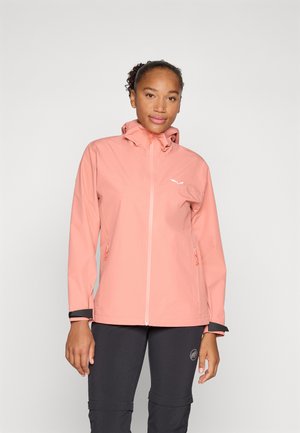 Salewa PUEZ JACKET - Hardshell jacket - desert pink