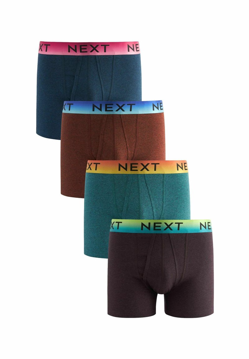 Next A FRONTS FOUR PACK - Boxer alsónadrág - navy blue red marls