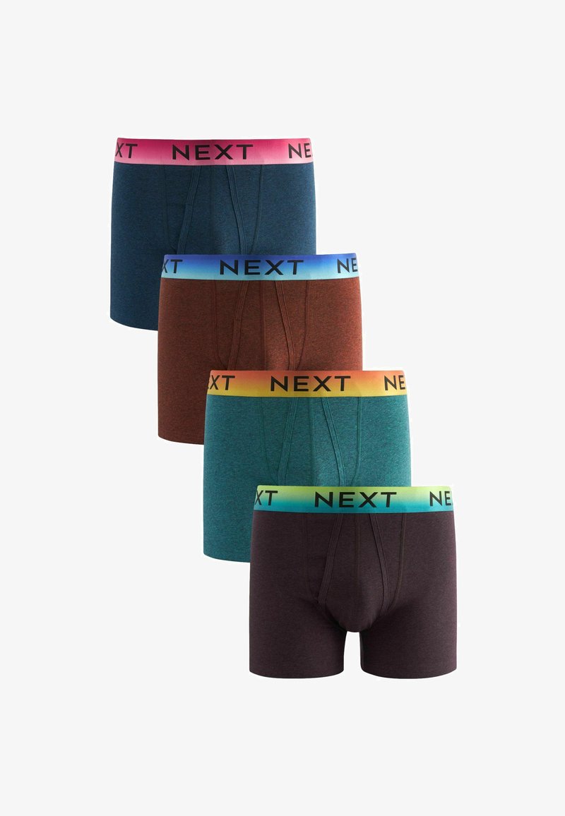Next A FRONTS FOUR PACK - Kitsad bokserid - navy blue red marls
