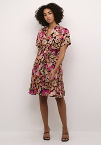 Kaffe LAILA  - Shirt dress - pink melon blurry flower