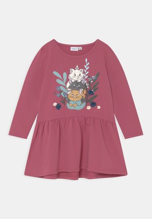 NMFJUNMINE MARIE DRESS - Freizeitkleid - rose wine