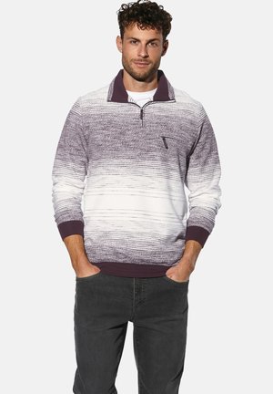 BENTILAGI - Strickpullover - dunkellila melange