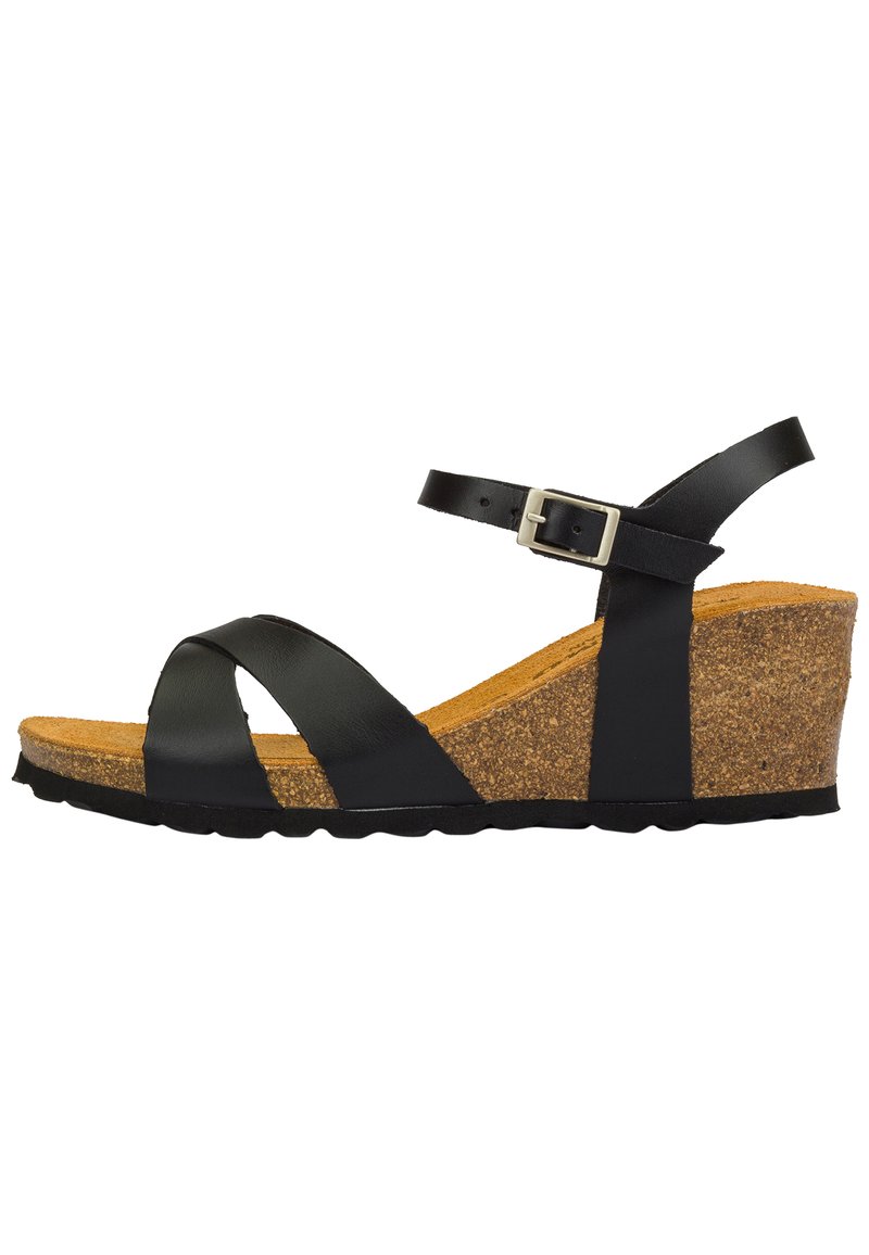 Damen Sneaker | Meröhe Keilsandalette black/schwarz - IX29906 Damen Sneaker | Meröhe Keilsandalette black/schwarz - IX29906