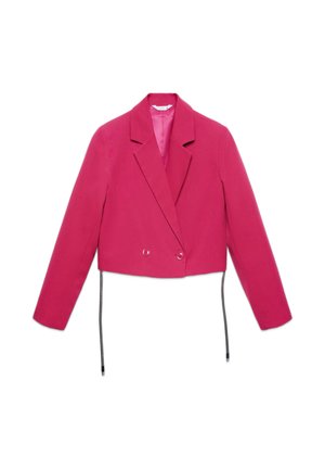 Terranova, CROP DOPPIOPETTO  - Blazer - fucsia scuro