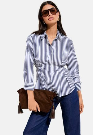 REGULAR FIT - SEAM DETAIL - Hemdbluse - blue stripe