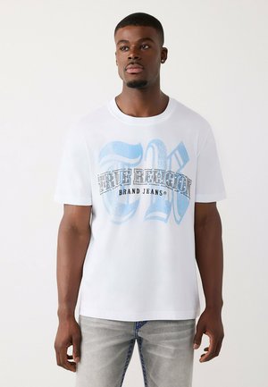 True Religion - T-shirt z nadrukiem