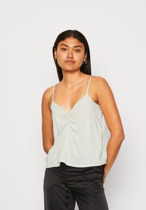 American Eagle SCHIFFLI CAMI - Top - olive