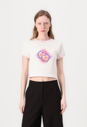 DALIA - T-shirt basic - natural