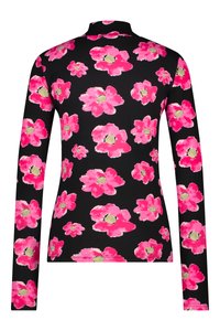 Colourful Rebel NEYO POPPY FLOWER PEACHED TURTLENECK - Camisola de manga comprida - bright pink