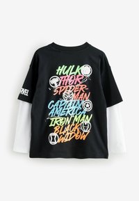 Next MARVEL LICENSE SKATE SLEEVE  - Langarmshirt - black white