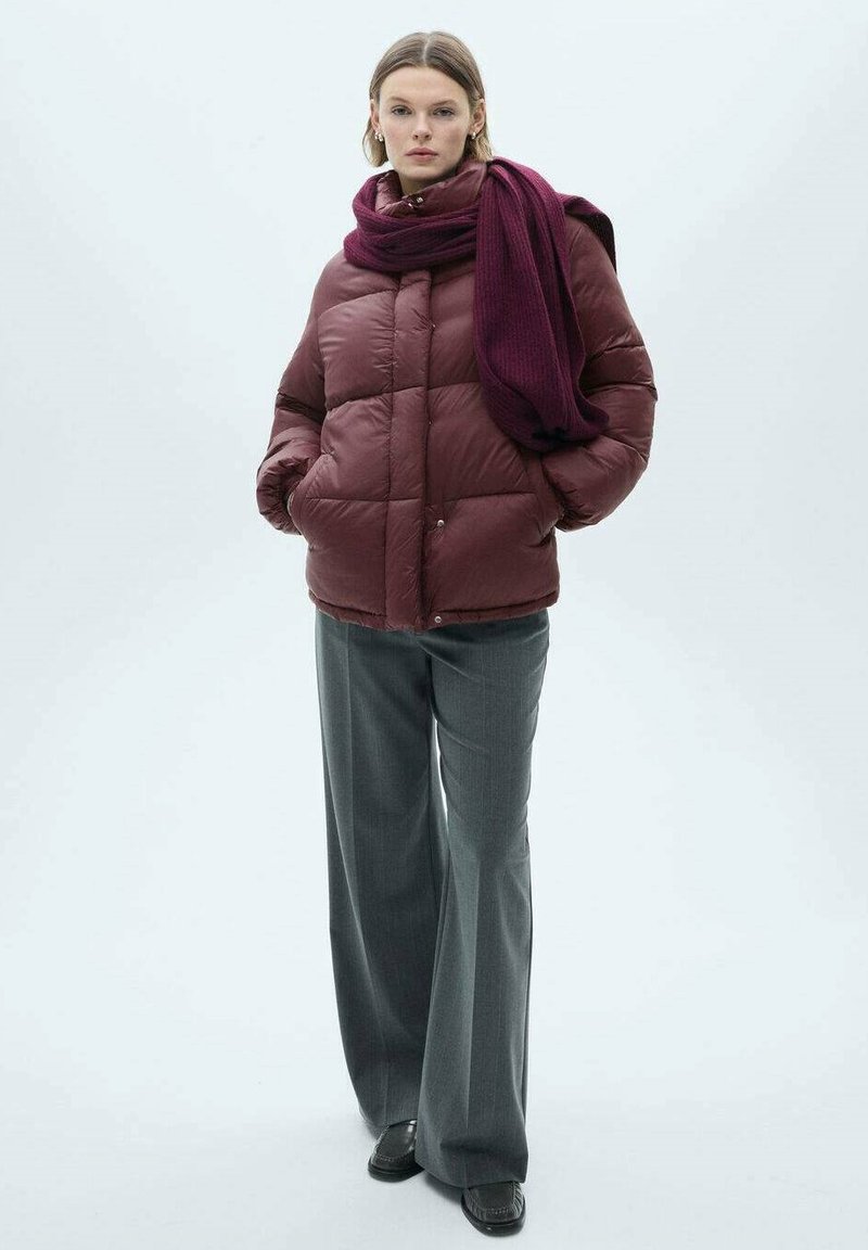 Mango Winterjacke bordeaux