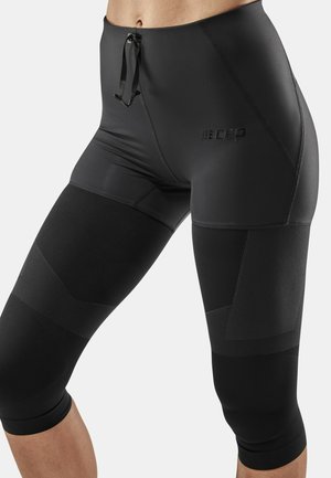 ULTRALIGHT COMPRESSION 3/4 TIGHTS WOMEN - 3/4 sports trousers - black