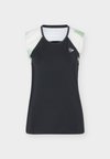 LADIES GAME - Μπλούζα - black/fair green/white