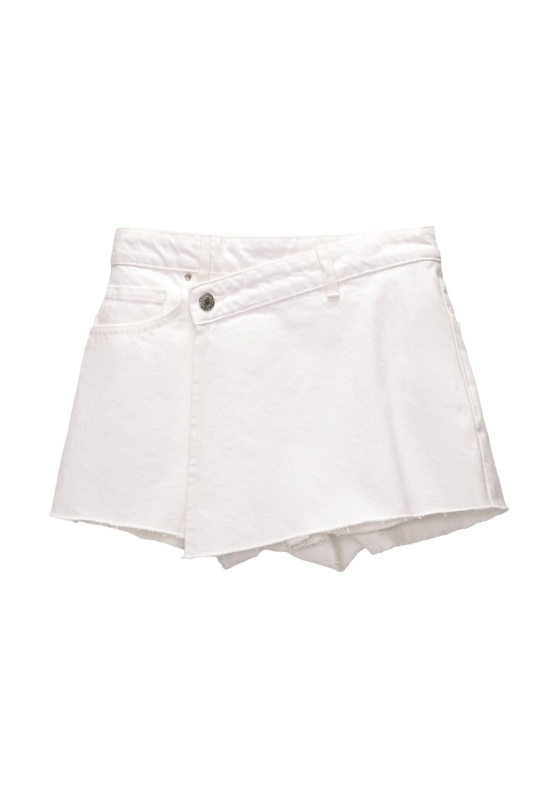 PULL&BEAR Jeansshort wit