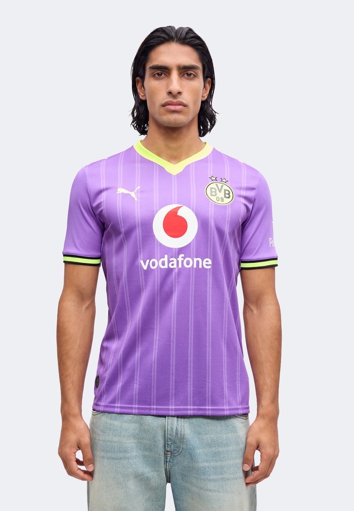 PUMA BVB DORTMUND THIRD REPLICA - Club wear - purple glimmer/yellow alert