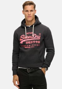 Superdry & Co Felpa con cappuccio - schwarz