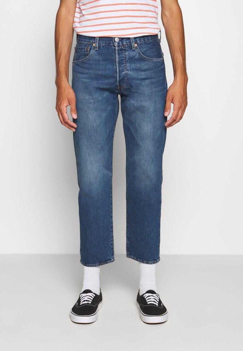 Levi's® 501® 93 CROP - Calças de ganga de perna direita - bleu eyes night
