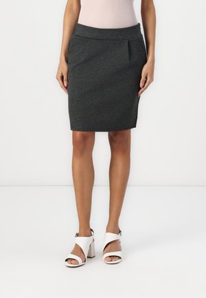 Jupe crayon - mottled grey