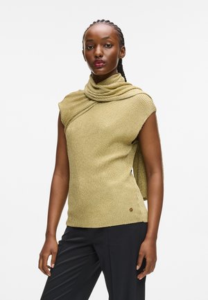 T-shirts basic - light gold-coloured light green