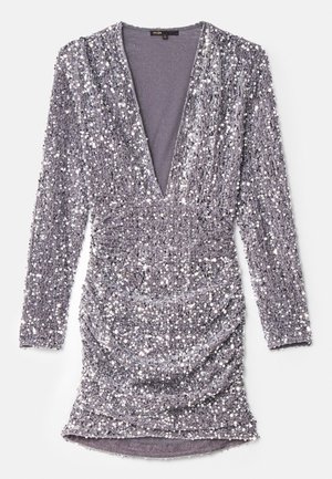 Cocktailjurk - silver-coloured