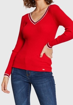 Pullover - red