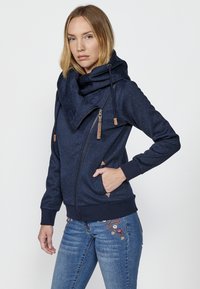 Koroshi Mikina so zipsom - navy