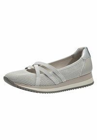 Jana Klassischer Ballerina - grey silver