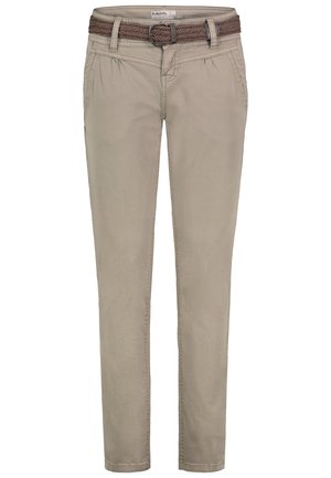 MIT GÜRTEL - Trousers - middle grey