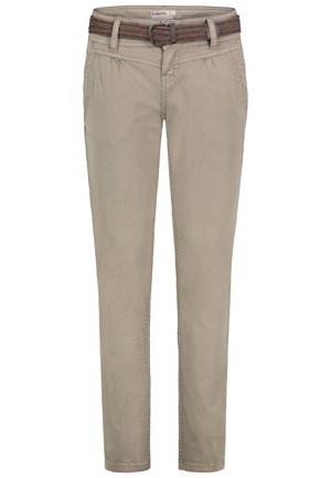 MIT GÜRTEL - Chino - middle grey