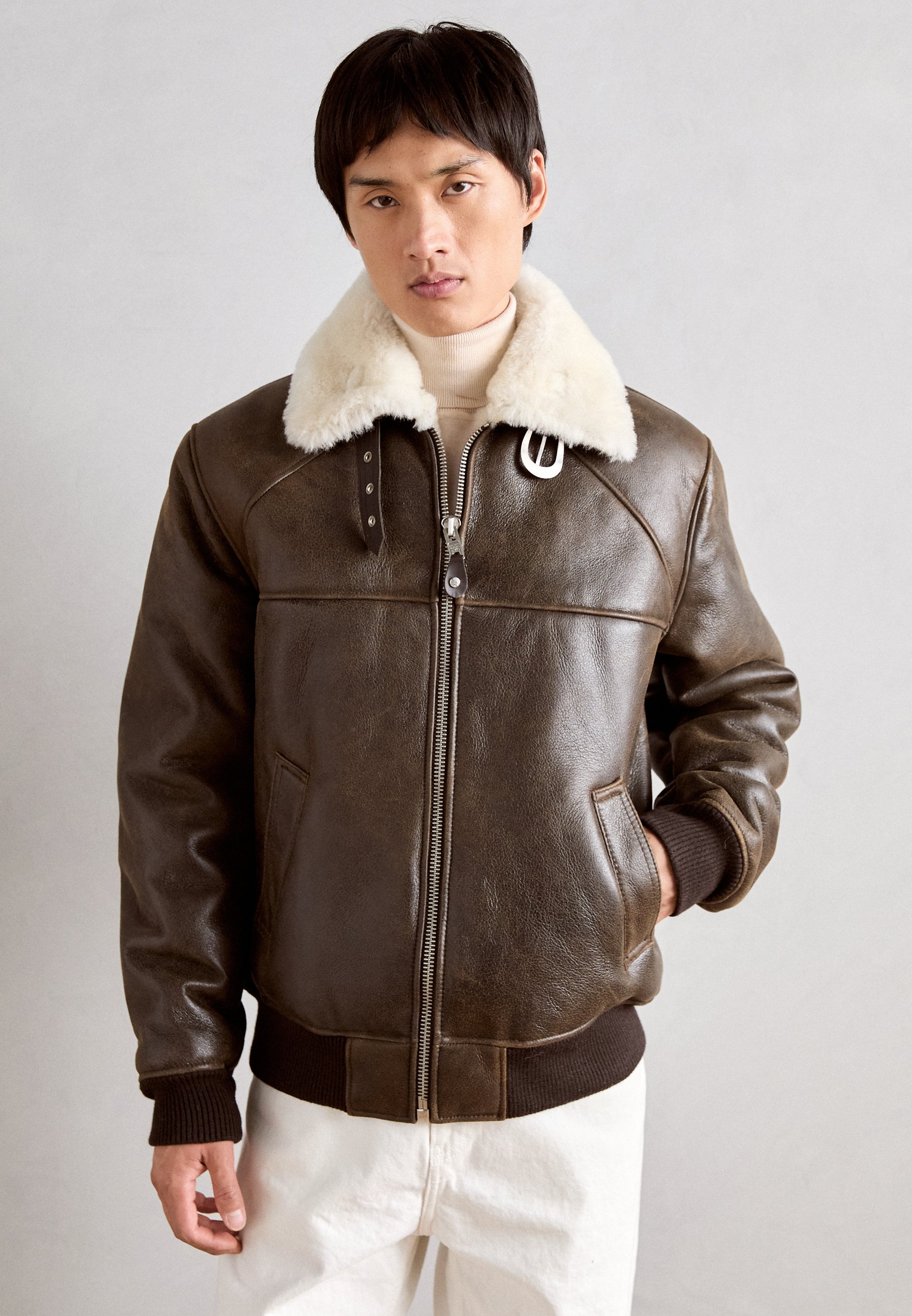 Schott Lederjacke Wildlederjacke Herren Zalando Zalando Schott