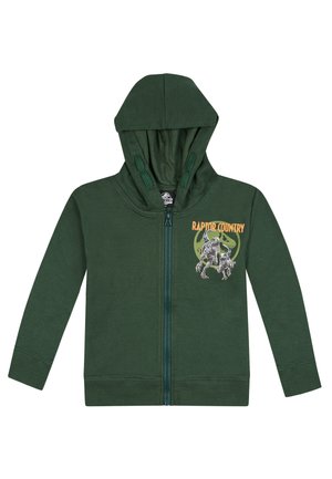 Zip-up sweatshirt - dunkelgrün