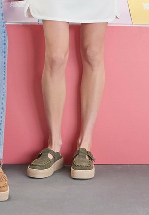 SABOT MAXI STITCHINGS - Korolliset pistokkaat - khaki