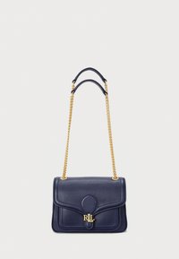 PEBBLED SMALL BRADLEY CONVERTIBLE BAG - Keresztpántos táska - refined navy