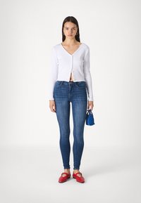 ONLY ONLPOWER PUSHUP  - Testhezálló fazon - dark blue denim