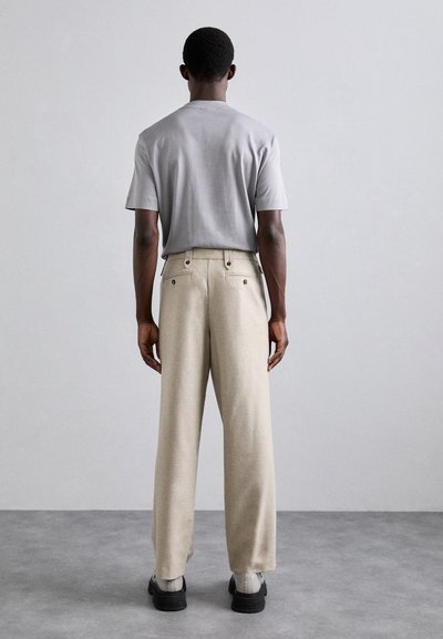 Emporio Armani PANTALONI - Hlače - beige melange