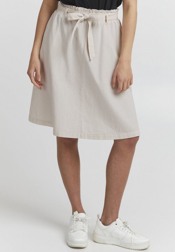 OXLERKE - A-line skirt - oatmeal
