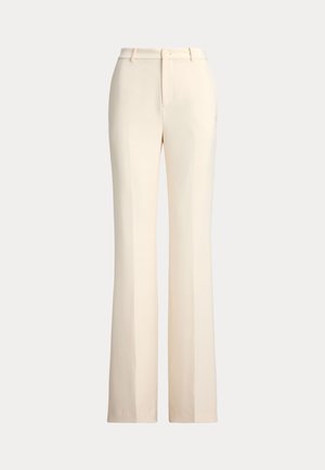 Lauren Ralph Lauren, STRETCH CREPE STRAIGHT PANT - Kalhoty - mascarpone cream
