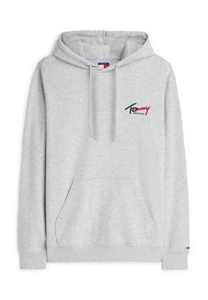 Tommy Jeans, ENTRY SIGN HOODIE - Kapuzenpullover - ice grey heather