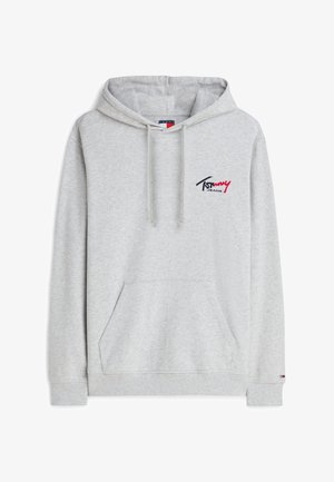 Tommy Jeans, ENTRY SIGN HOODIE - Kapuzenpullover - ice grey heather