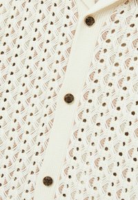 Reiss REGULAR FIT - ROULETTE TEXTURED CUBAN COLLAR  - Overhemd - natural