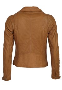 Maze Skinnjacka - black, cognac