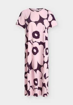 Marimekko, PISTEINEN UNIKKO - Robe t-shirt - light pink/dark purple