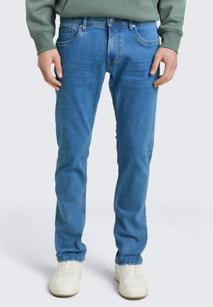 AEDAN STRAIGHT MIT STRETCH - Jeans Slim Fit - bright blue denim