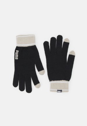 Puma, GLOVES UNISEX - Guantes - puma black/desert dust