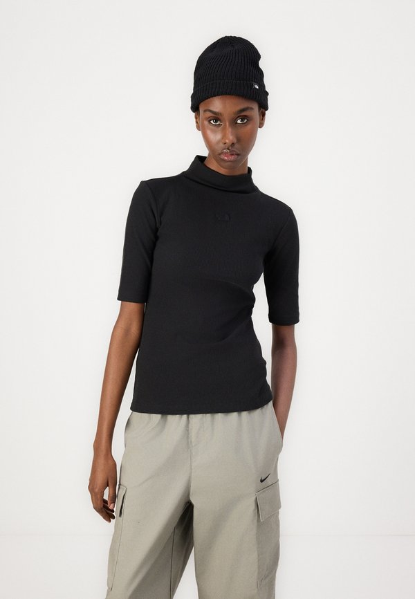 MOCK NECK SLIM TEE - Basic T-shirt3