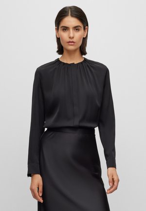 BANORAH - Button-down blouse - black
