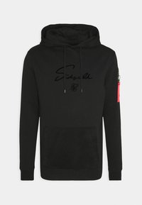 SIKSILK Felpa con cappuccio - black
