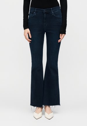 LIL WEEKENDER FRAY - Platėjantys džinsai - dark-blue denim